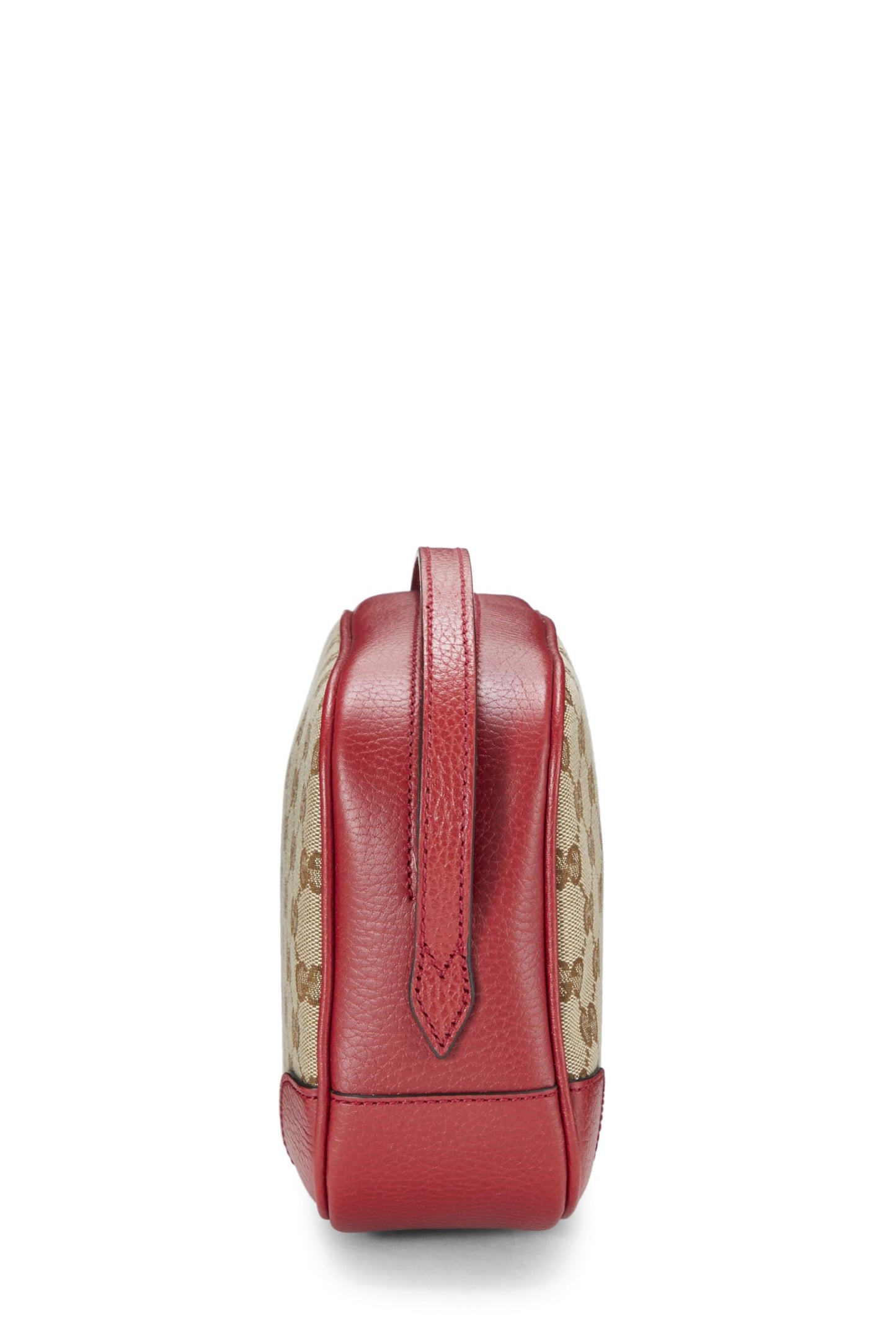 Gucci, sac à bandoulière Bree en toile GG rouge d'occasion, rouge