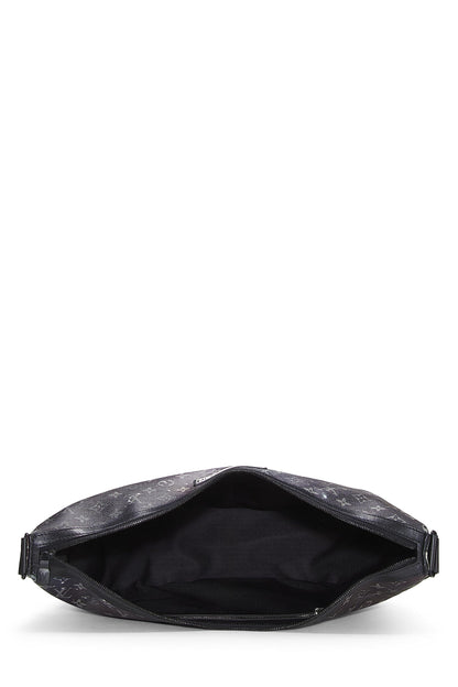 Louis Vuitton, sac messager Hobo Galaxy Monogram noir d'occasion, noir