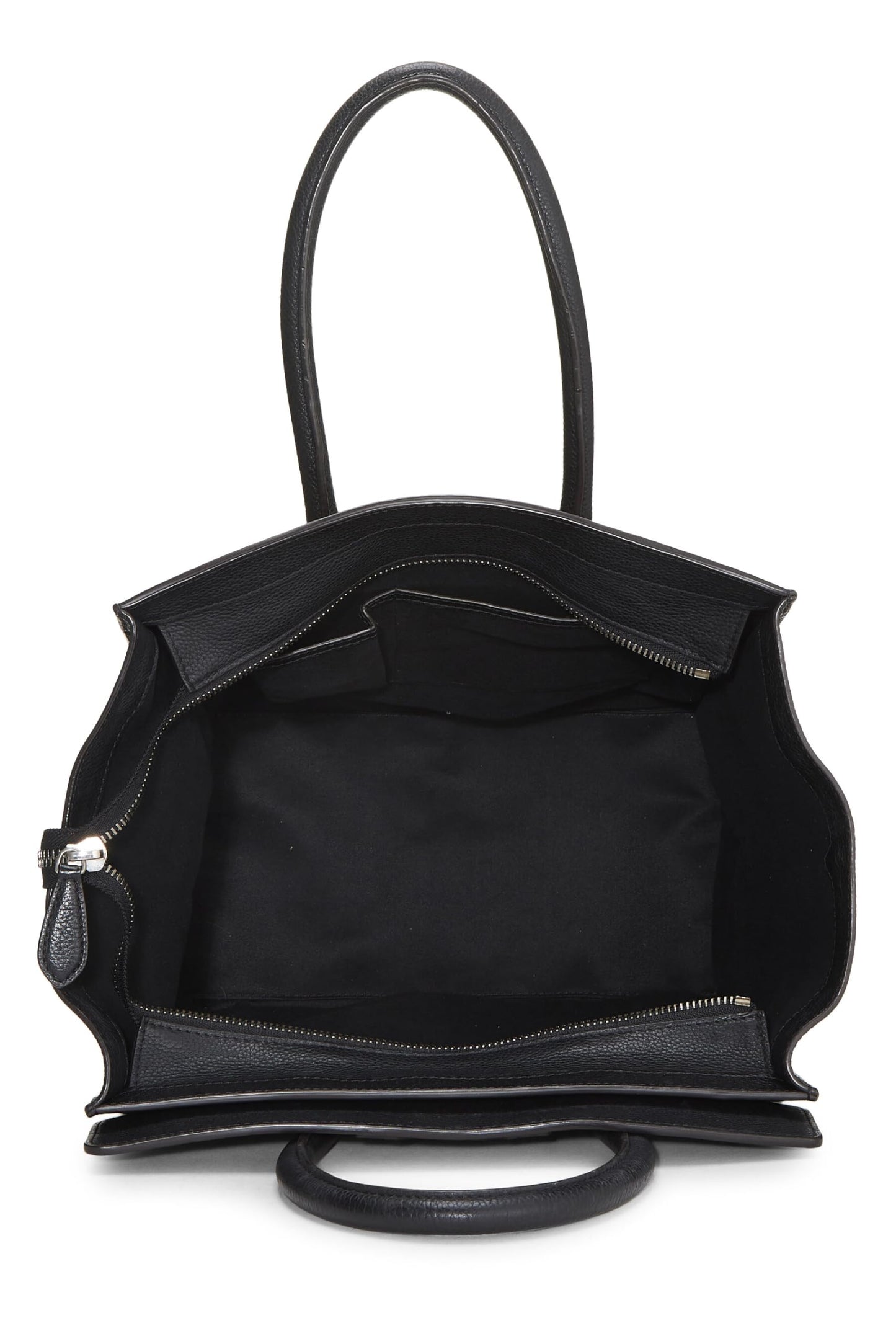 Céline, Maleta mini de cuero negro Pre-Loved, Negro