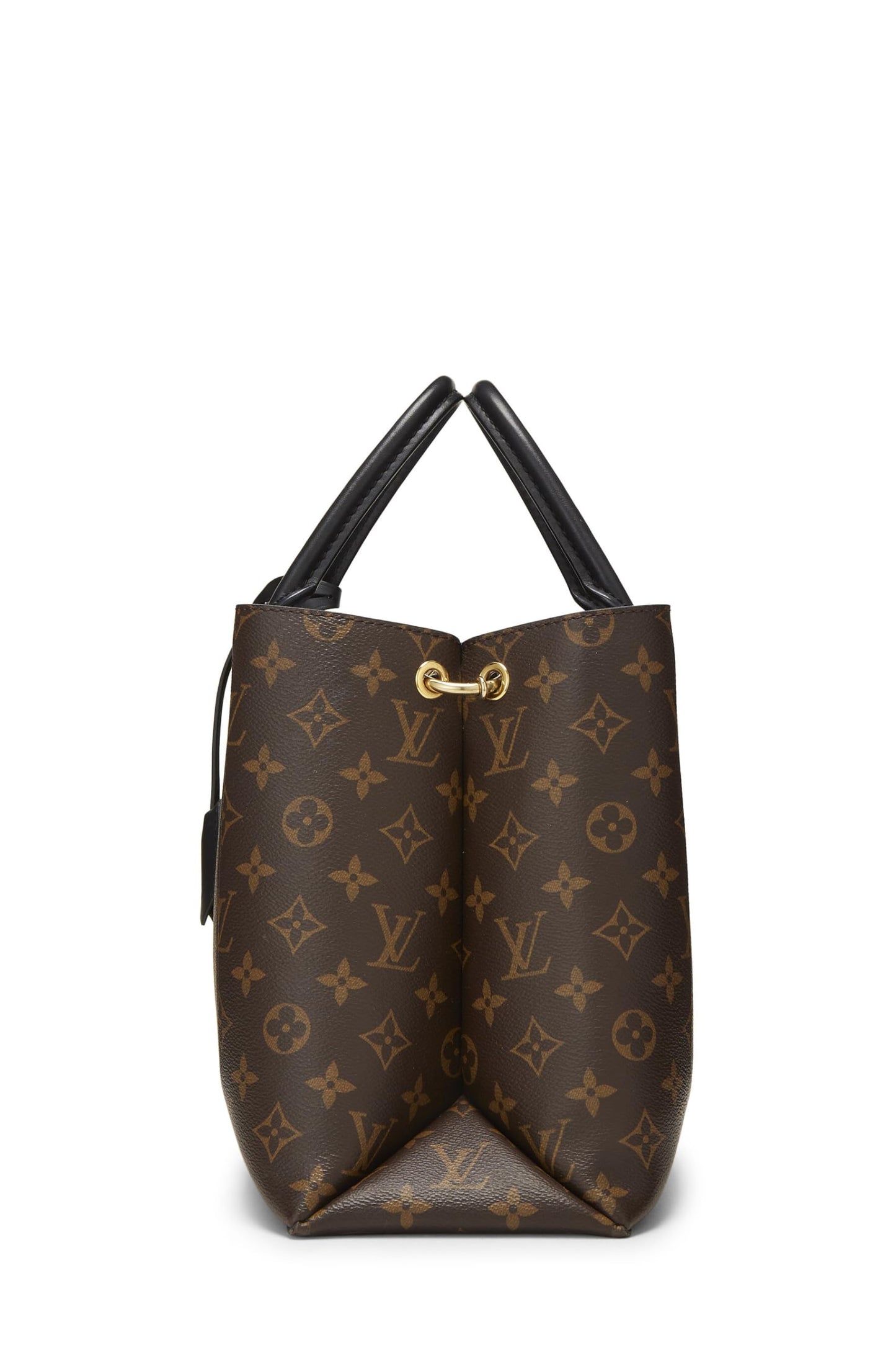 Louis Vuitton, sac fourre-tout à fleurs noir Monogram d'occasion, noir