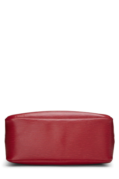 Louis Vuitton, Pre-Loved Red Epi Leather Deauville, Red