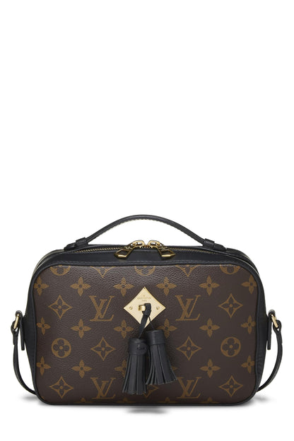 Louis Vuitton, Saintonge de lona con monograma negro Pre-Loved, Negro