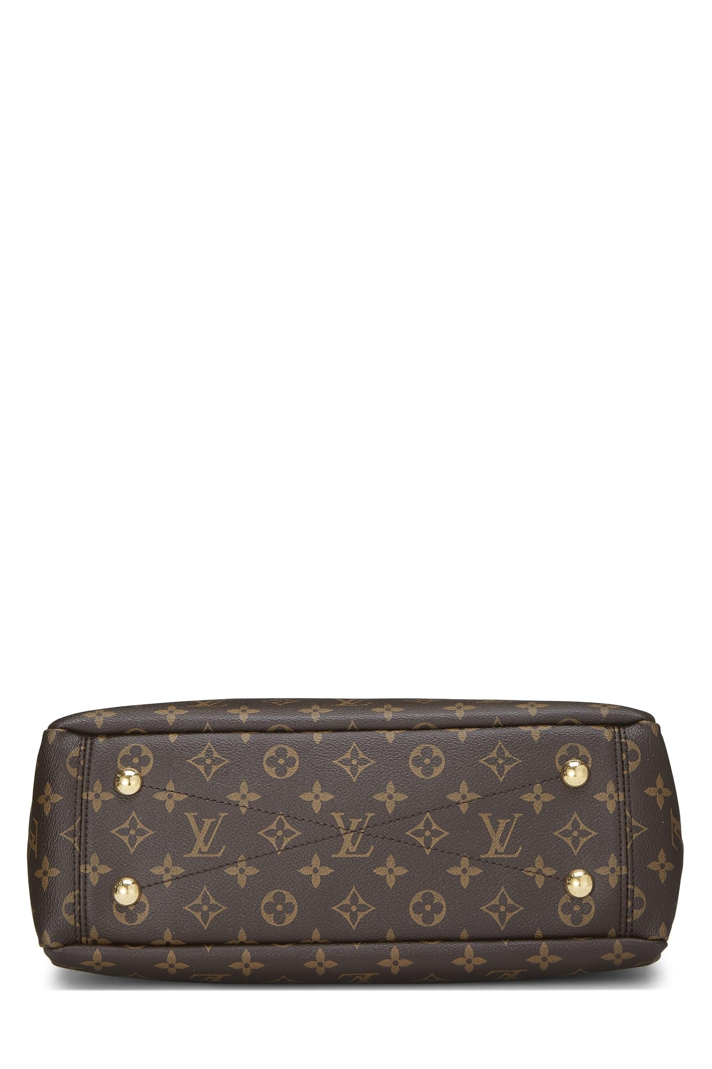 Louis Vuitton, sac cabas Pallas en toile monogram noire d'occasion, noir