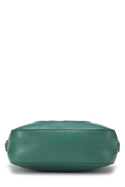 Gucci, Soho Disco en cuir grainé vert d'occasion, vert