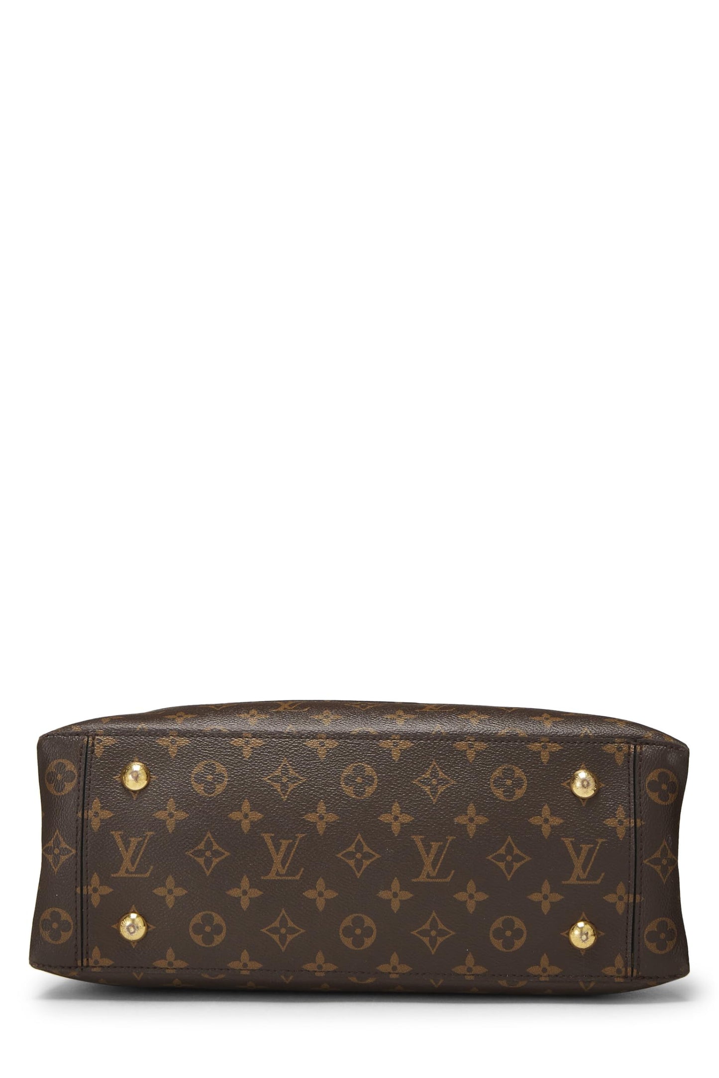 Louis Vuitton, sac fourre-tout zippé à fleurs Monogram noir d'occasion MM, noir