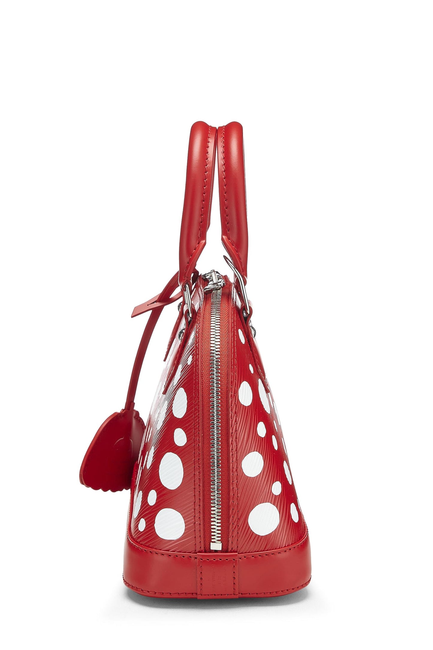 Louis Vuitton, Pre-Loved Yayoi Kusama x Louis Vuitton Red Epi Leather Infinity Dots Alma BB, Rouge Blanc