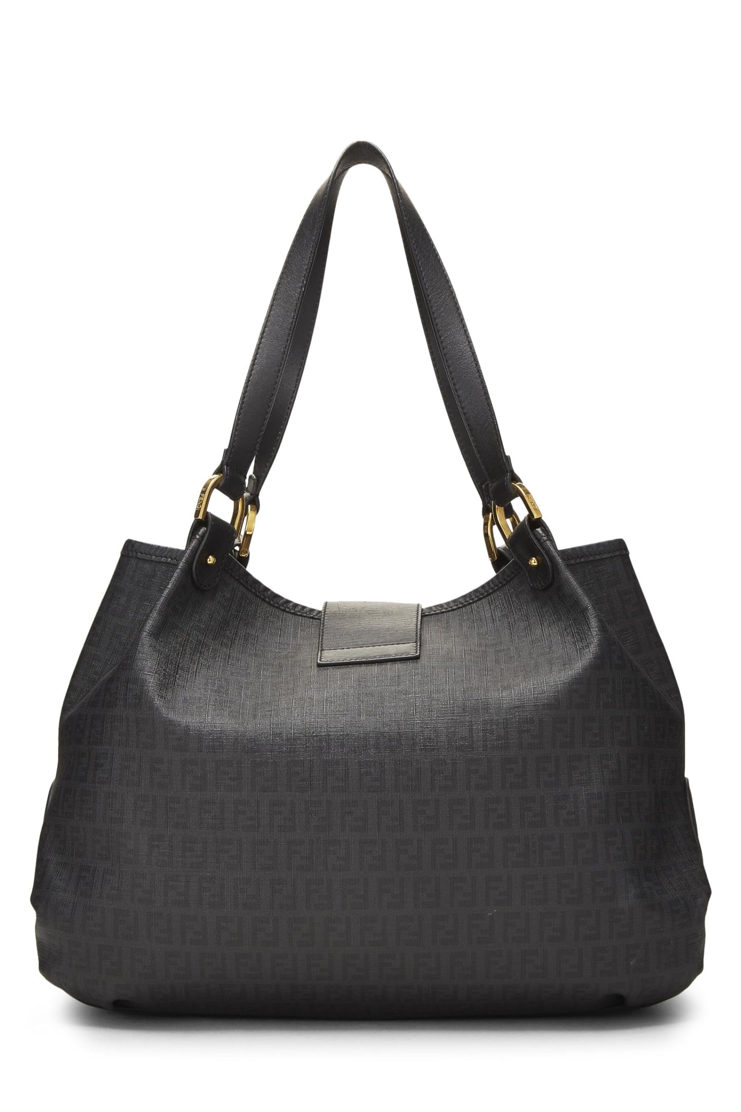 Fendi, Cabas Chiusura Zucchino noir pré-aimé, Noir