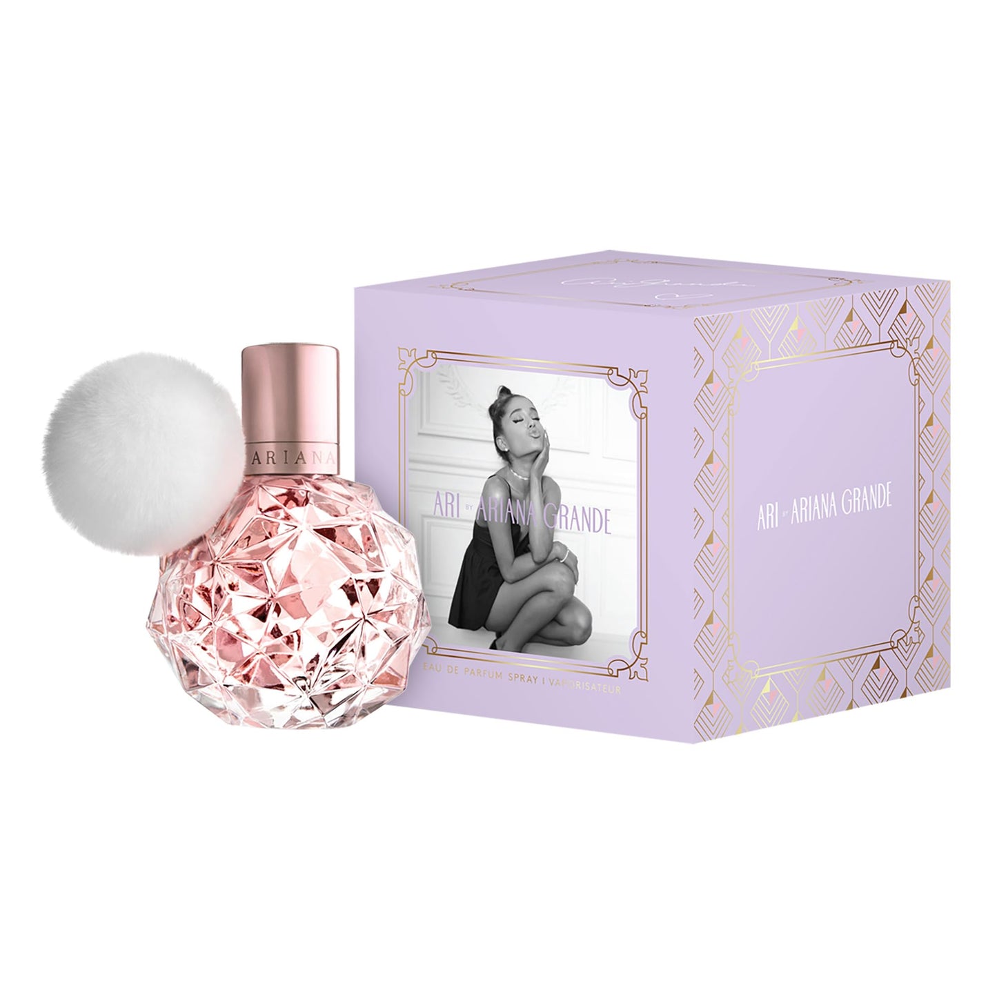 Ariana Grande Ari Eau de Parfum - Fragancia floral gourmand para mujer - 1.7 onzas líquidas