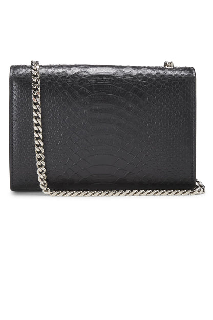 Yves Saint Laurent, Pre-Loved Black Embossed Leather Kate Tassel Mini, Black