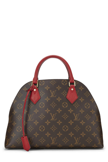 Louis Vuitton, Alma BNB de lona con monograma rojo Pre-Loved, Rojo