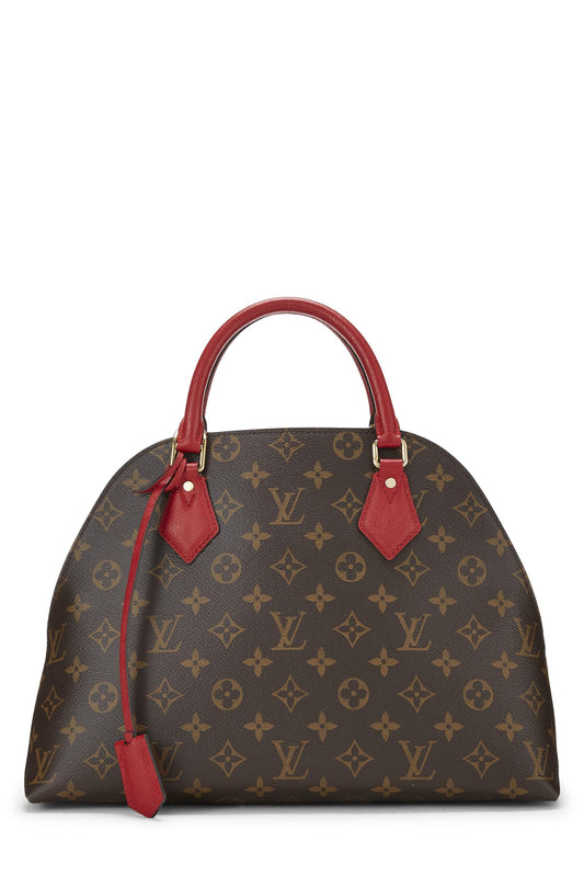 Louis Vuitton, Pre-Loved Red Monogram Canvas Alma BNB, Red