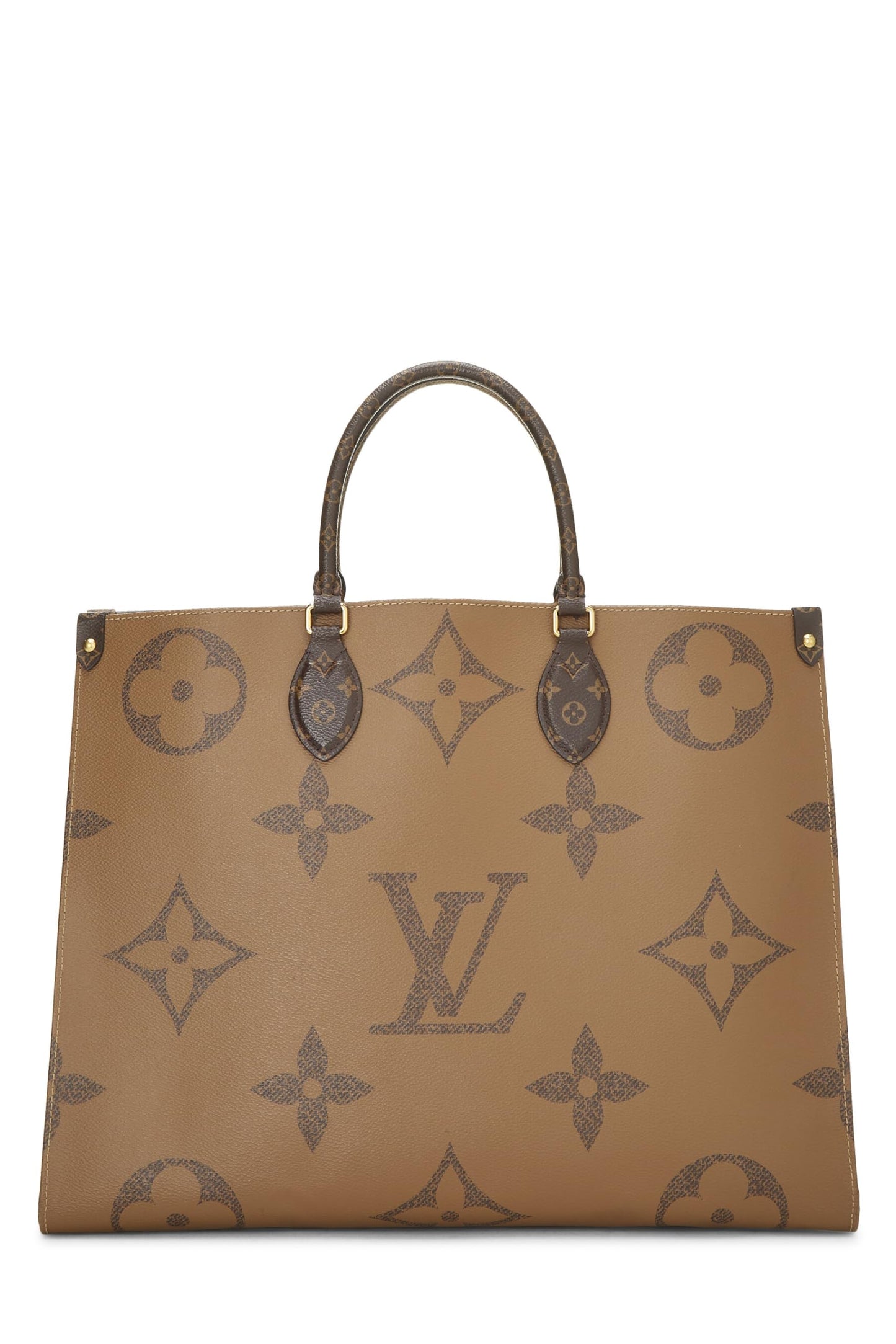 Louis Vuitton, Monograma invertido gigante On The Go GM de Pre-Loved, marrón