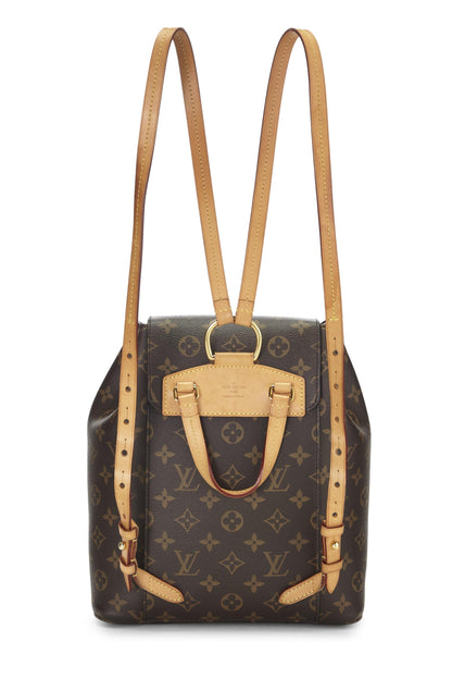 Louis Vuitton, Montsouris MM NM en toile monogram d'occasion, marron