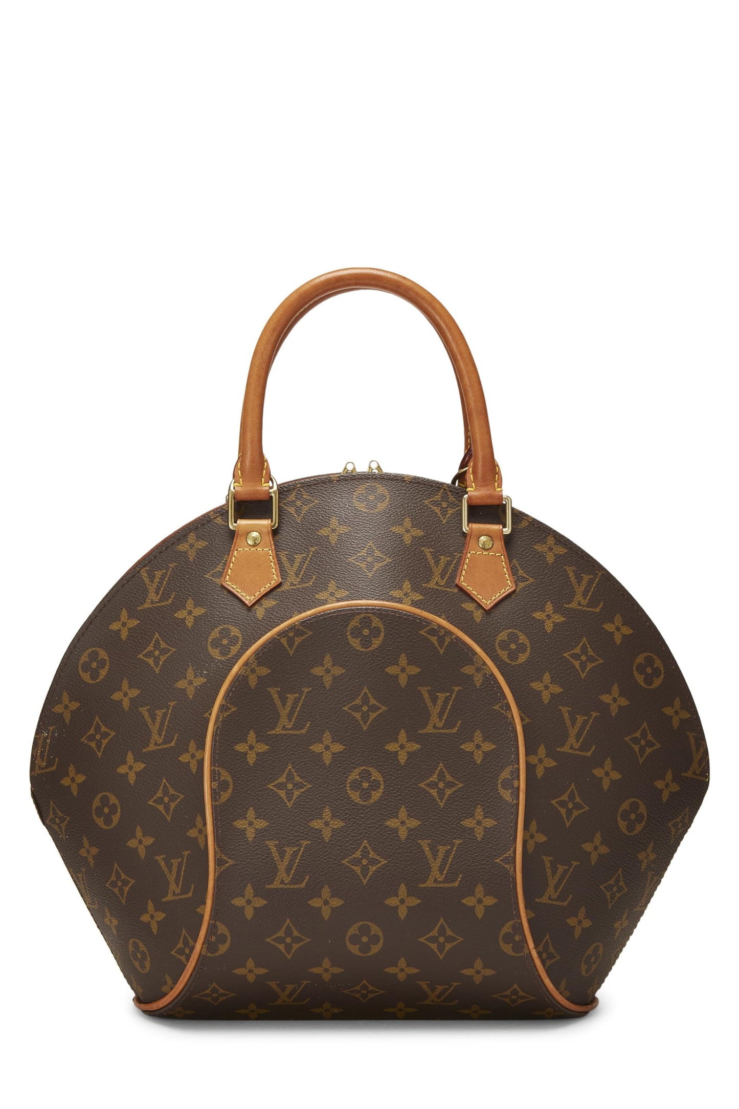 Louis Vuitton, Ellipse MM en toile Monogram d'occasion, marron