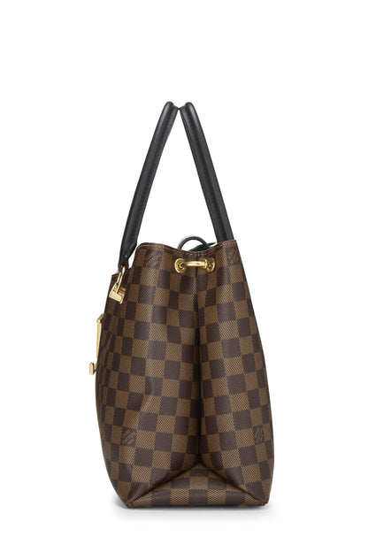 Louis Vuitton, sac fourre-tout Riverside Damier Ebene noir d'occasion, noir