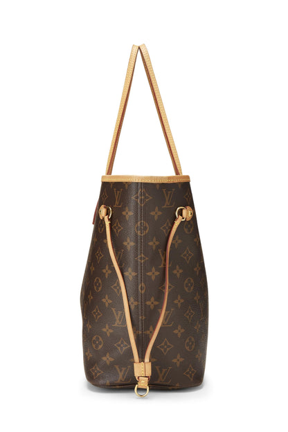 Louis Vuitton, Neo Neverfull MM en toile monogram rouge d'occasion, rouge