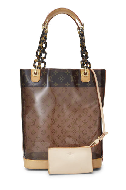 Louis Vuitton, Cabas MM en vinyle Monogram Ambre d'occasion, marron