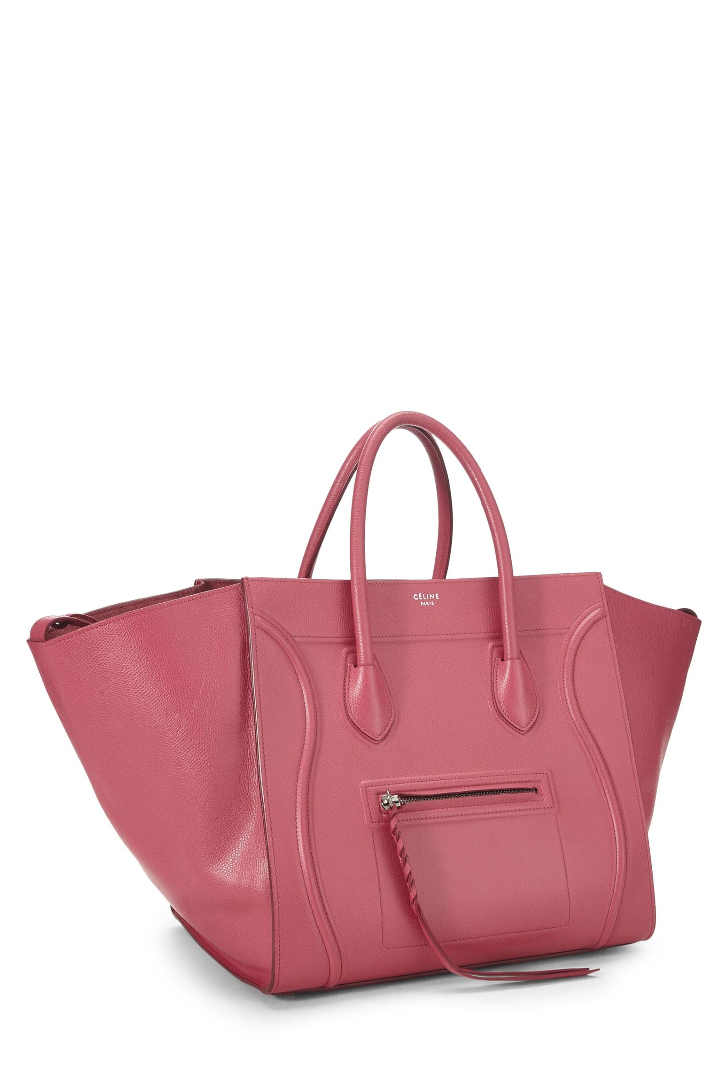 Céline, Phantom mediano de cuero rosa Pre-Loved, Rosa