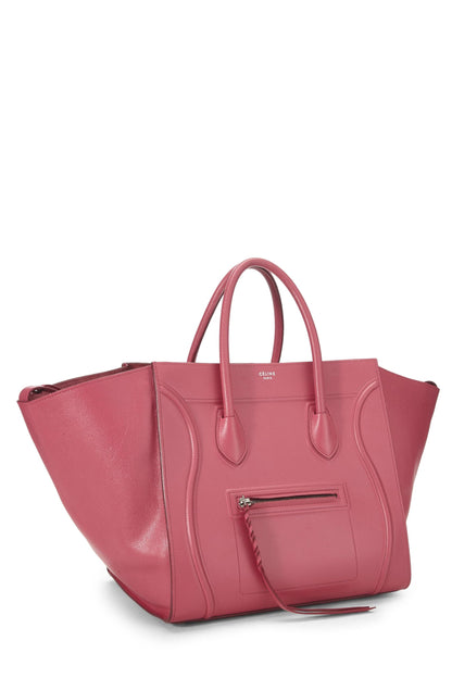 Céline, Pre-Loved Pink Leather Phantom Medium, Pink