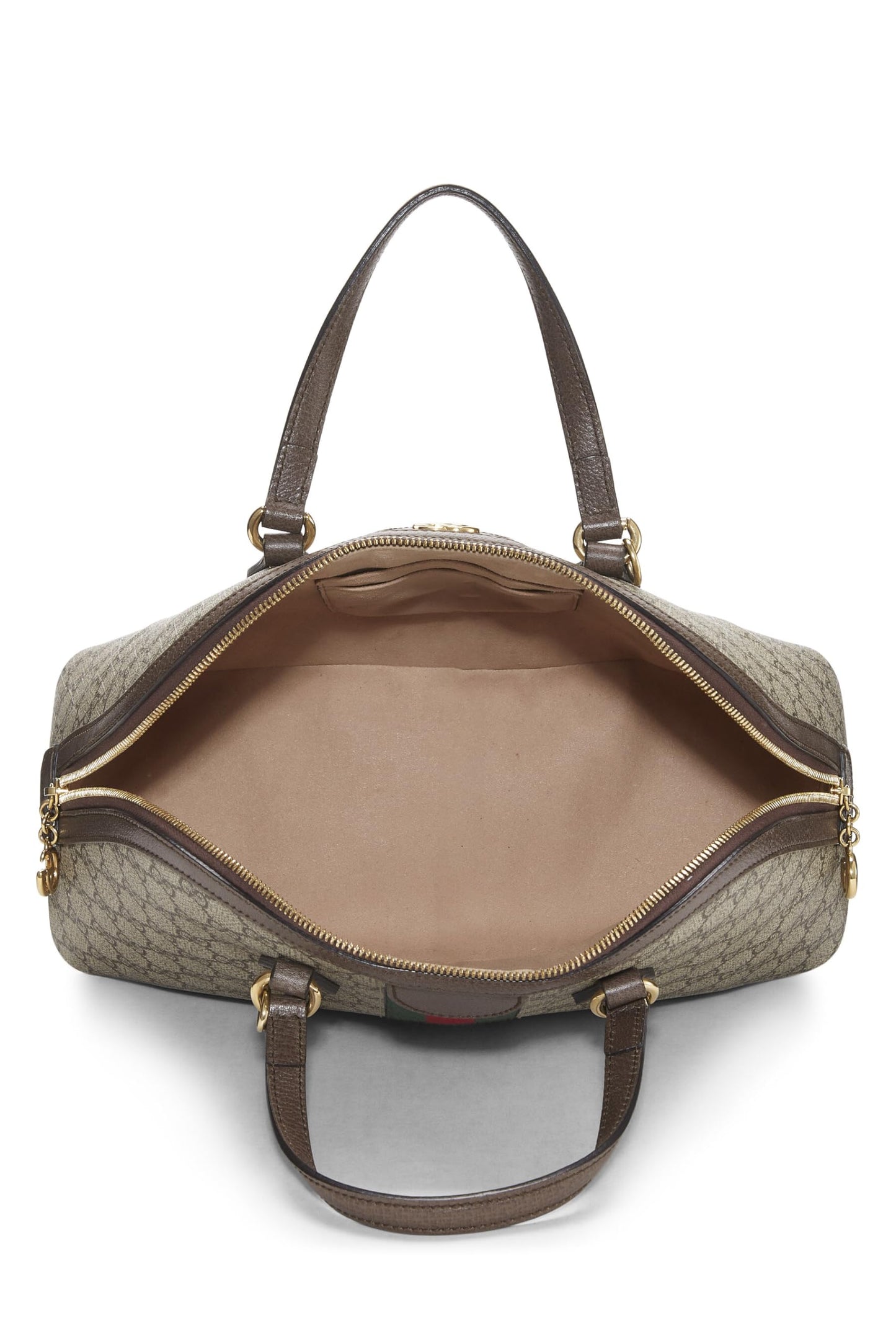 Gucci, sac à bandoulière Ophidia Dome Supreme GG marron d'occasion, petit modèle, marron