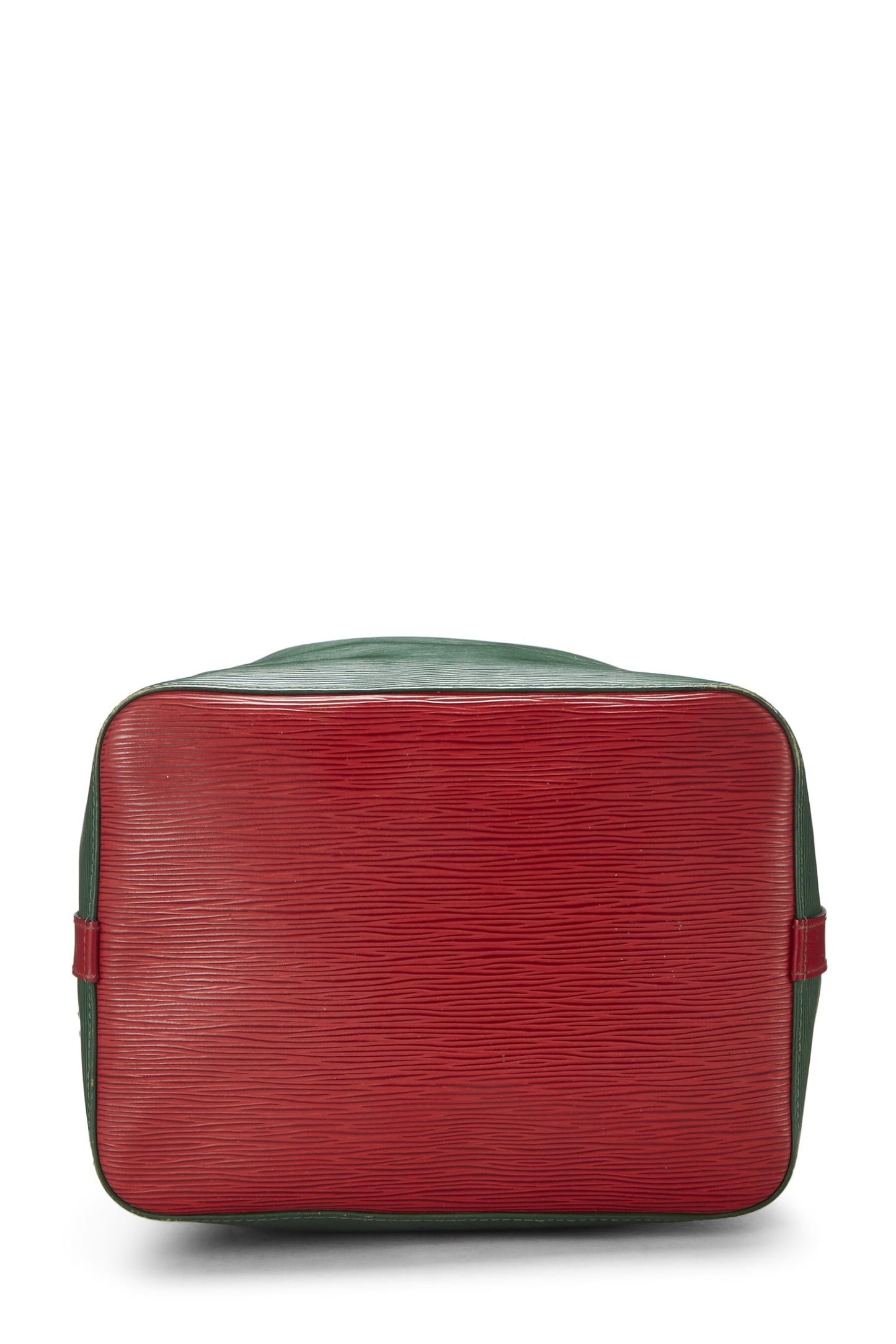 Louis Vuitton, Pre-Loved Bicolor Borneo Green & Red Epi Noé Petite, Multi