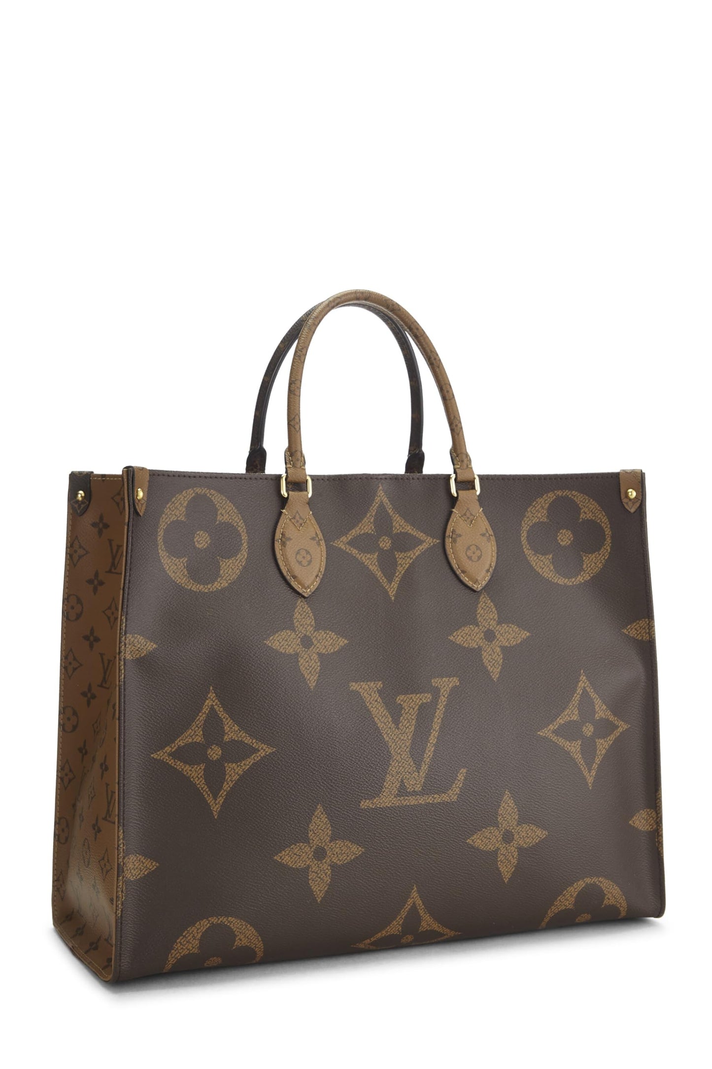 Louis Vuitton, Pre-Loved Monogram Reversed Giant On The Go GM, Brown