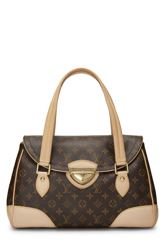 Louis Vuitton, Beverly GM en toile Monogram d'occasion, marron