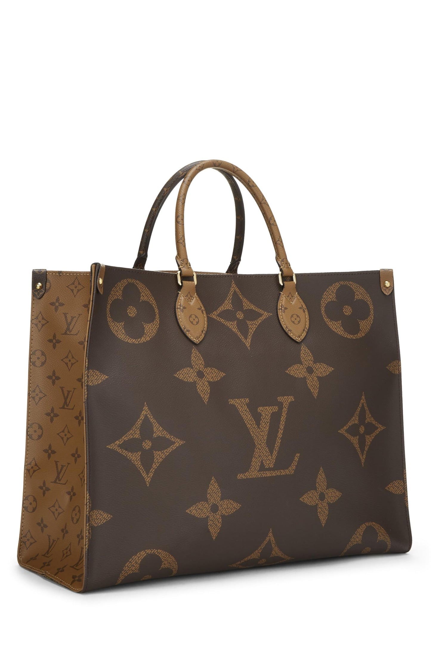 Louis Vuitton, Monogram géant marron d'occasion On The Go GM, marron