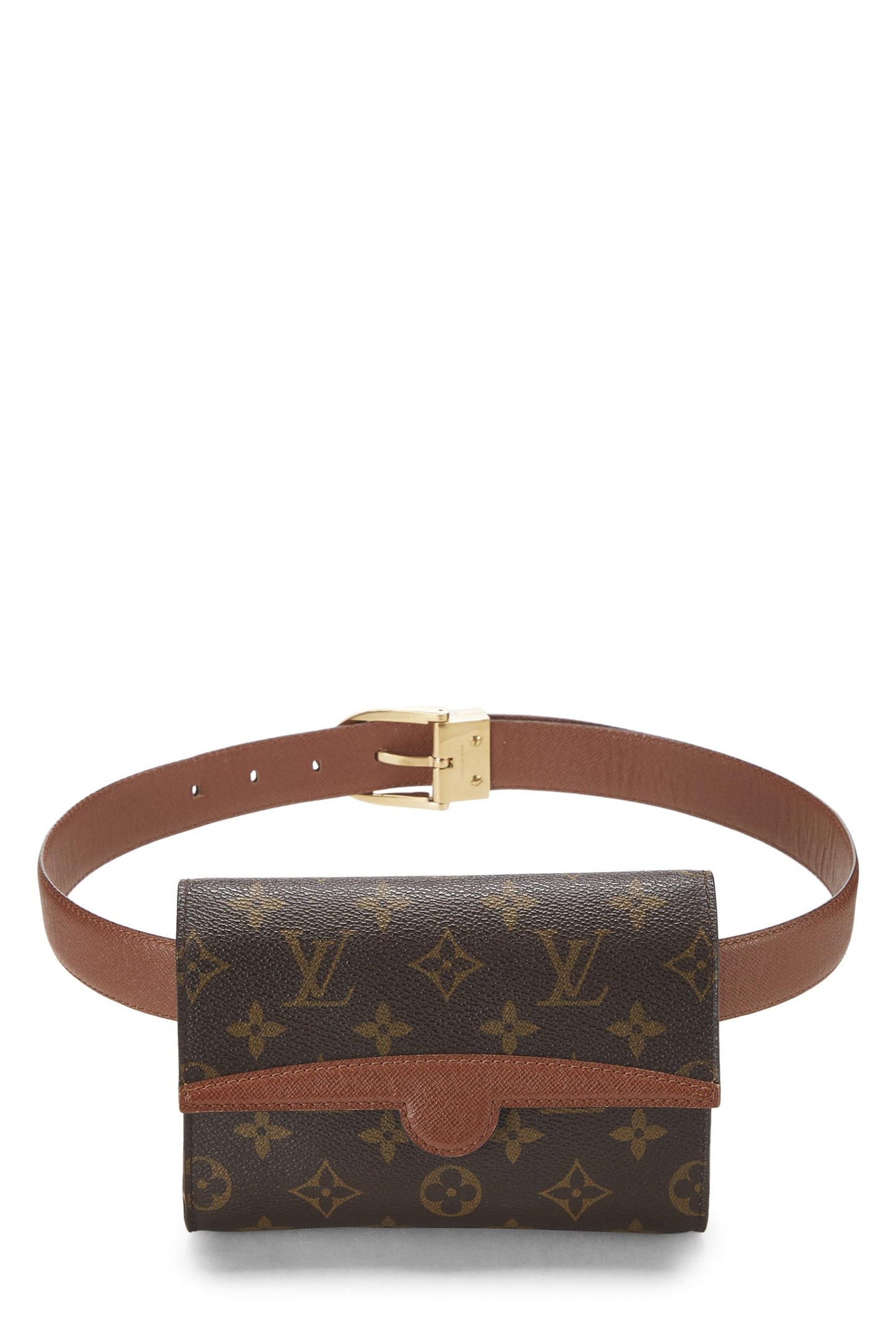 Louis Vuitton, sac ceinture Arche en toile Monogram d'occasion, marron