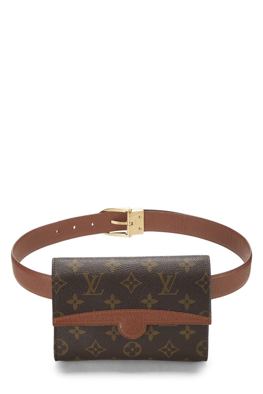 Louis Vuitton, sac ceinture Arche en toile Monogram d'occasion, marron