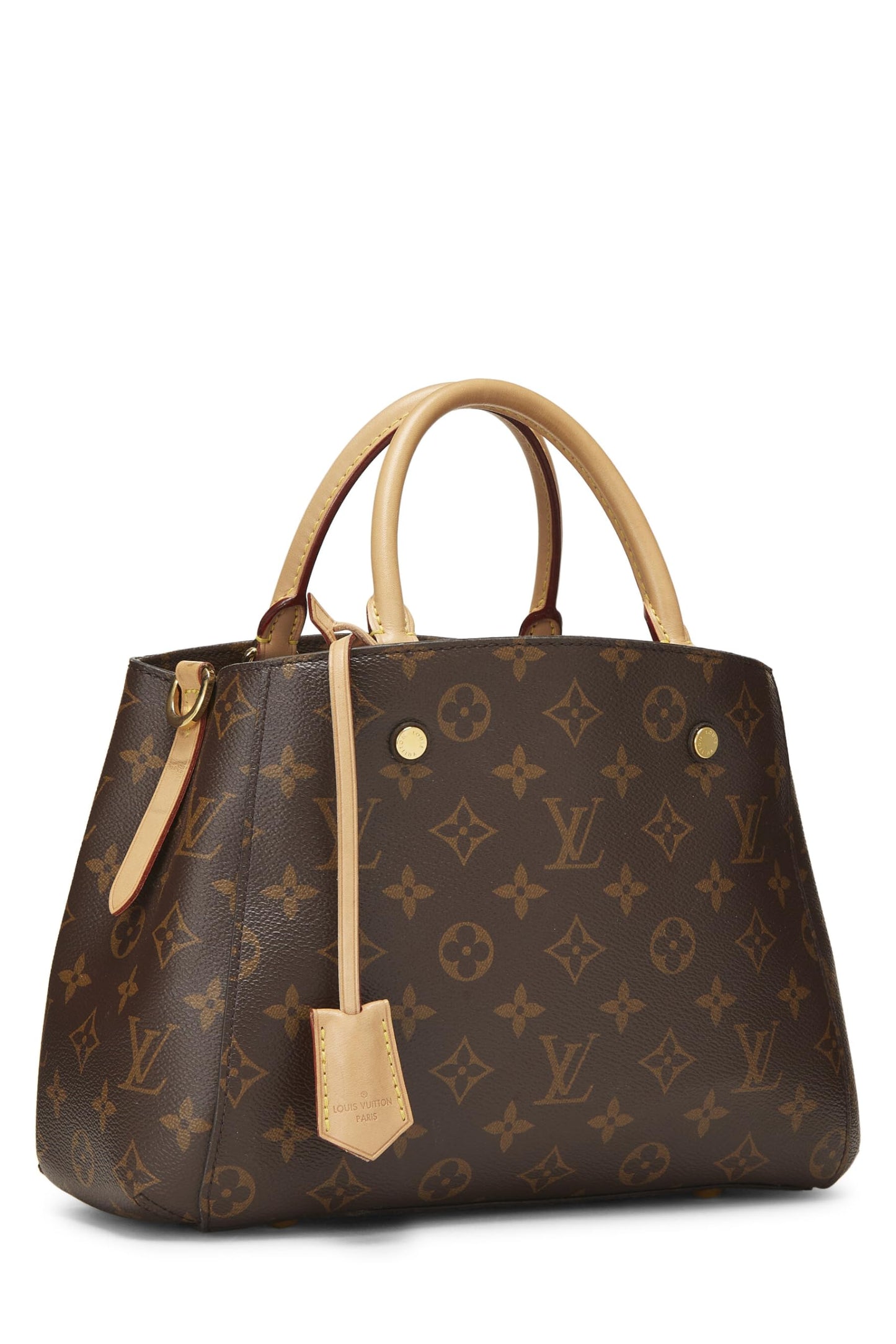 Louis Vuitton, Pre-Loved Monogram Canvas Montaigne BB, Marrón