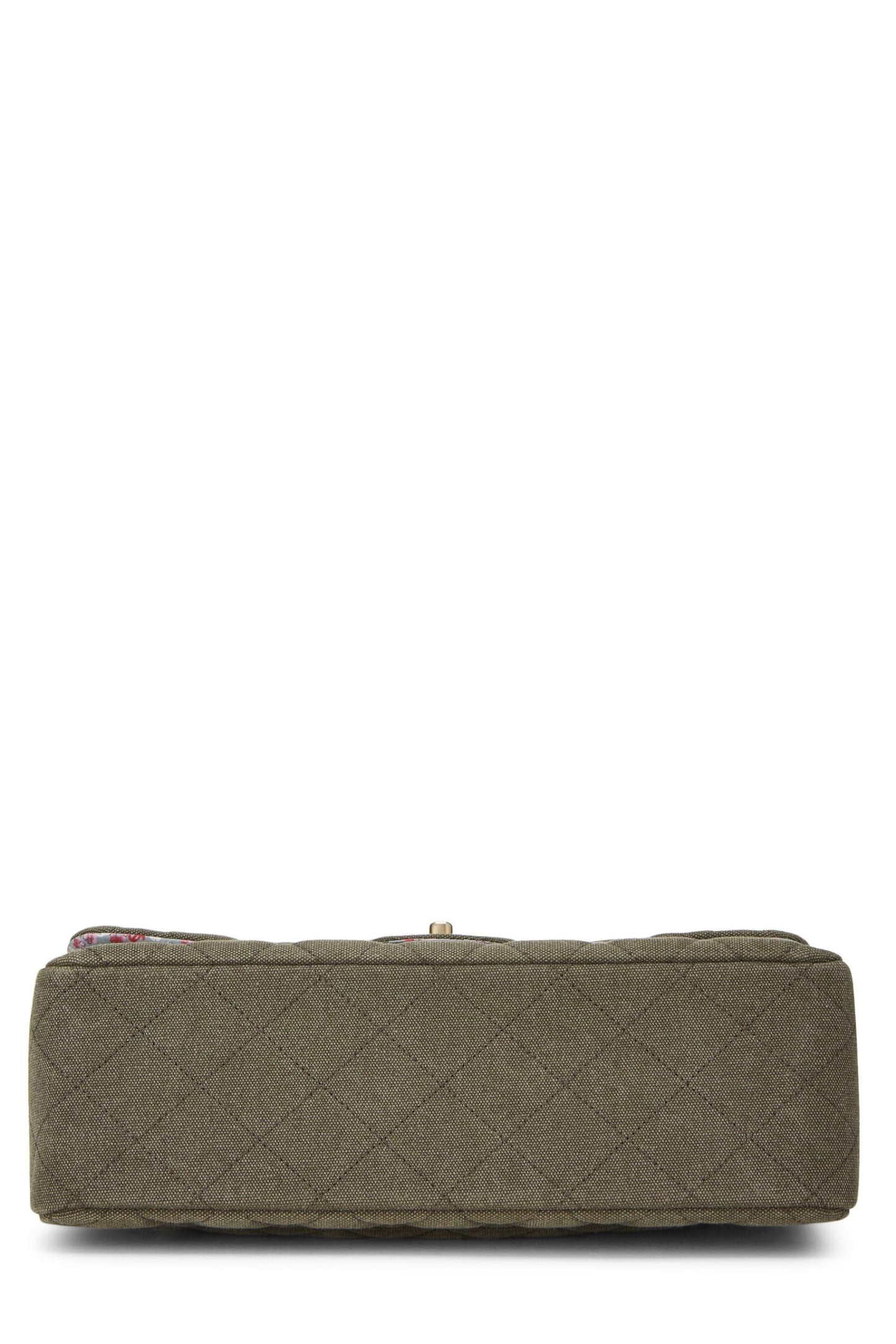 Chanel, Pre-Loved Paris-Cuba Green Quilted Charms Classic Double Flap Jumbo, Green