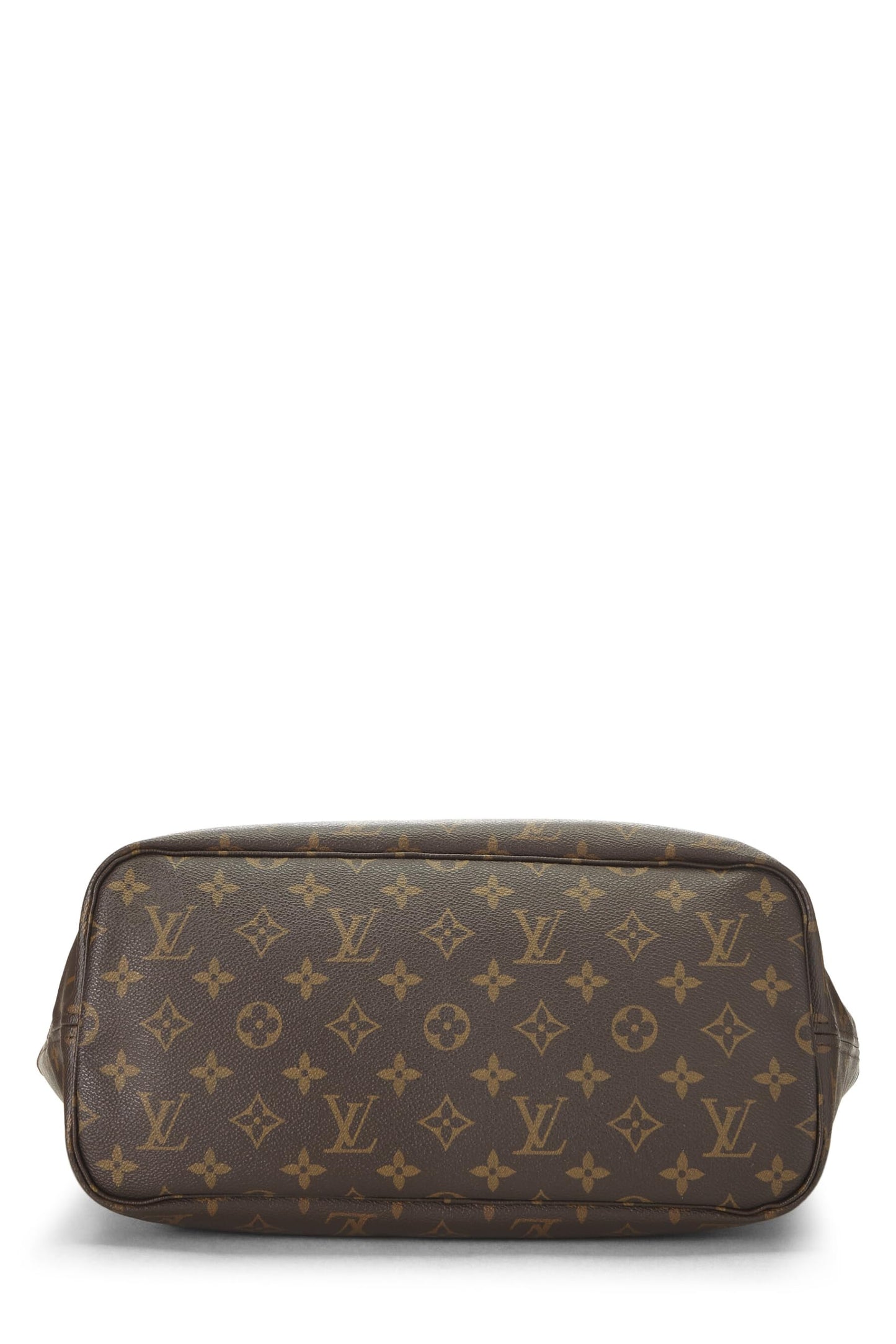 Louis Vuitton, Lienzo con monograma pre-amado Neverfull MM NM, Marrón