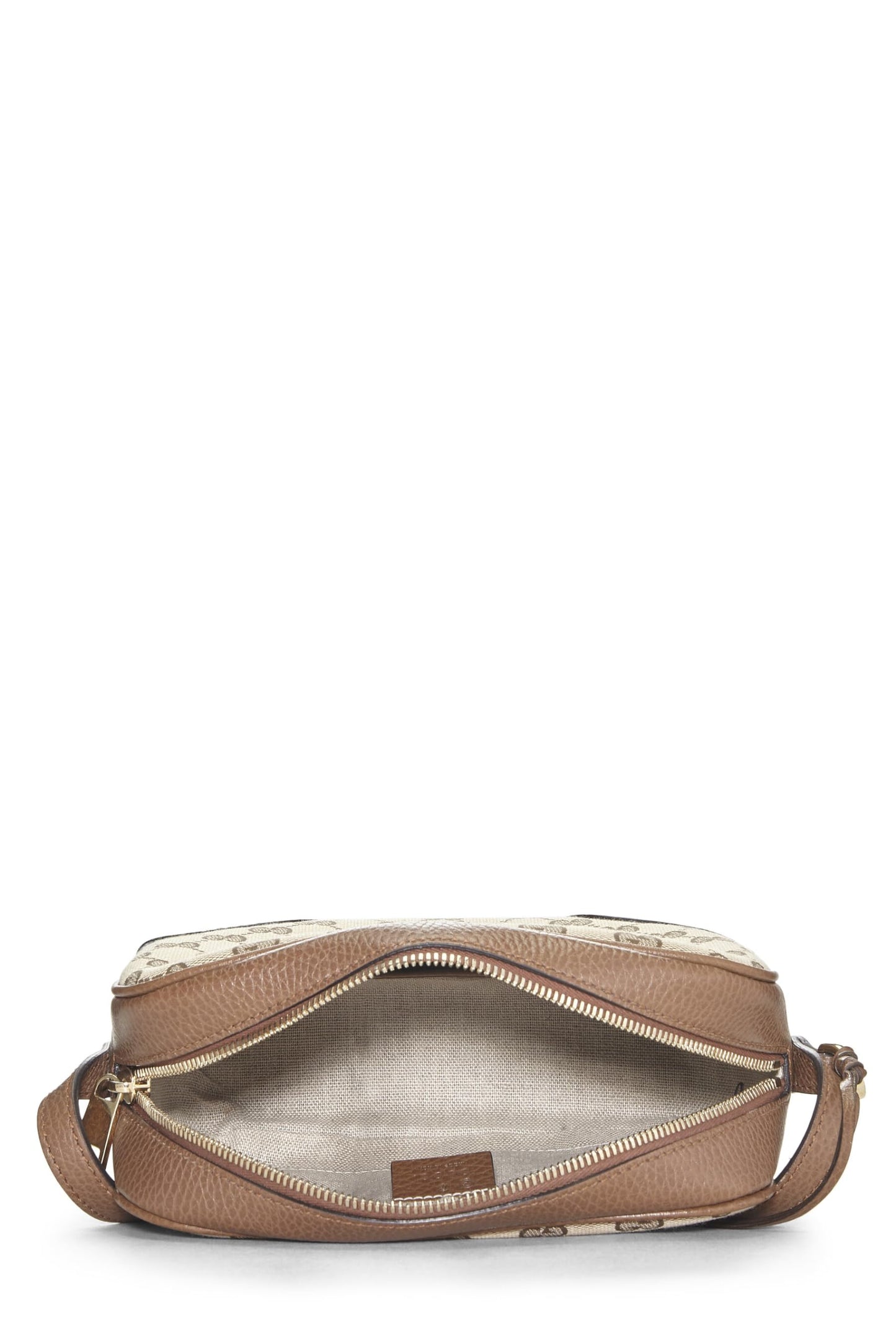 Gucci, Pre-Loved Brown Original GG Canvas Bree Crossbody, Brown