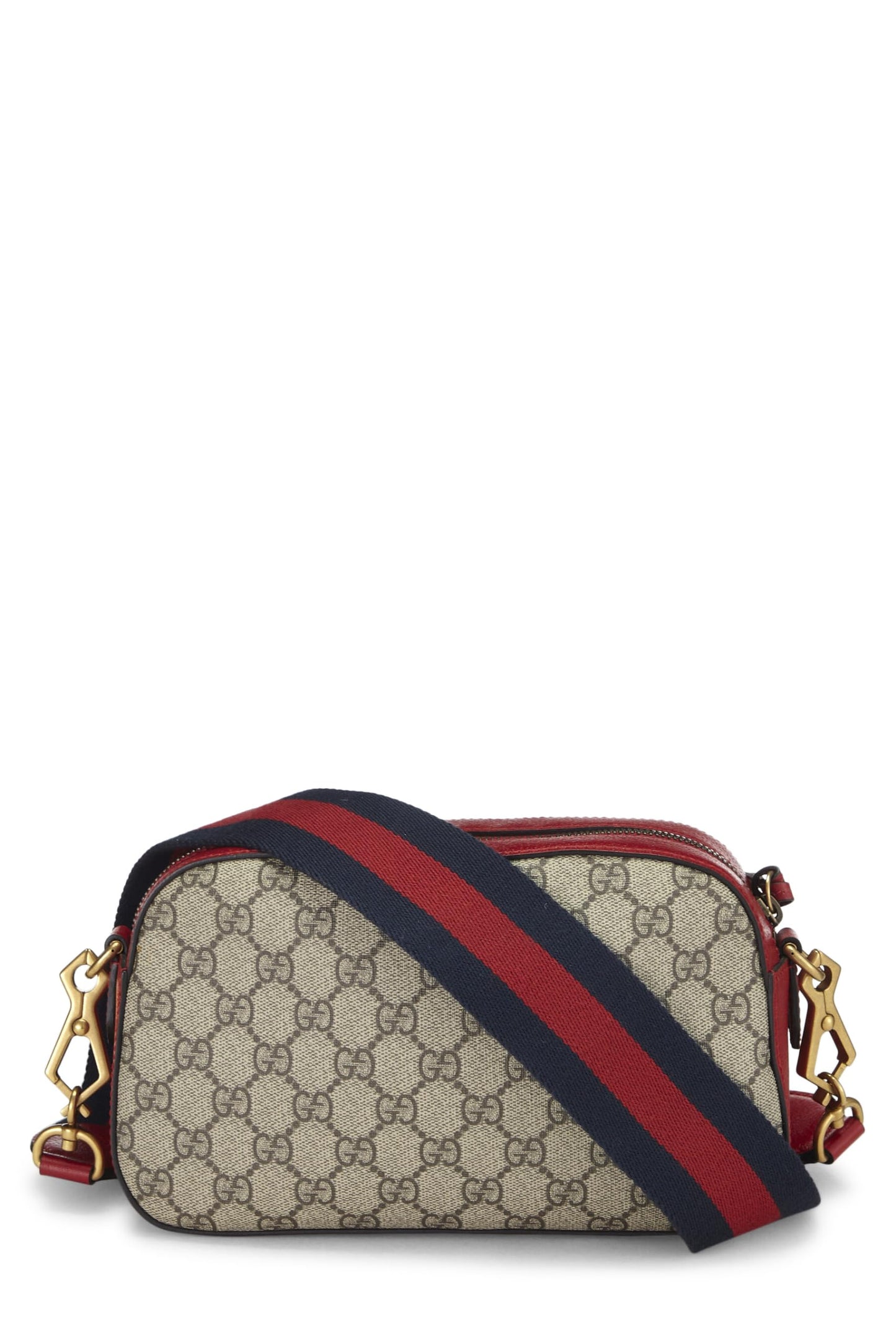 Gucci, Pre-Loved Original GG Supreme Canvas Neo Vintage Messenger, Red