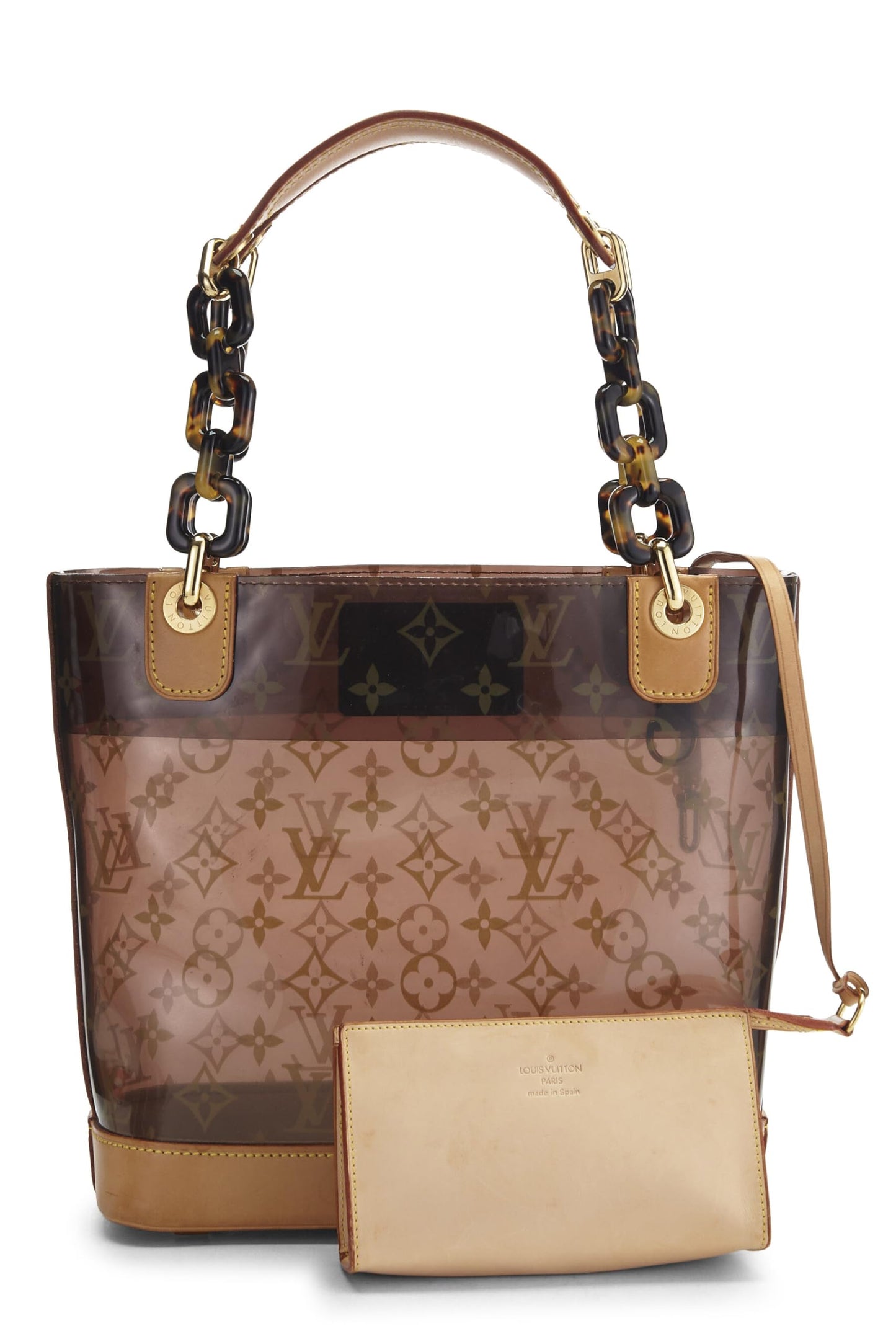 Louis Vuitton, Cabas PM en vinyle Monogram Ambre d'occasion, marron