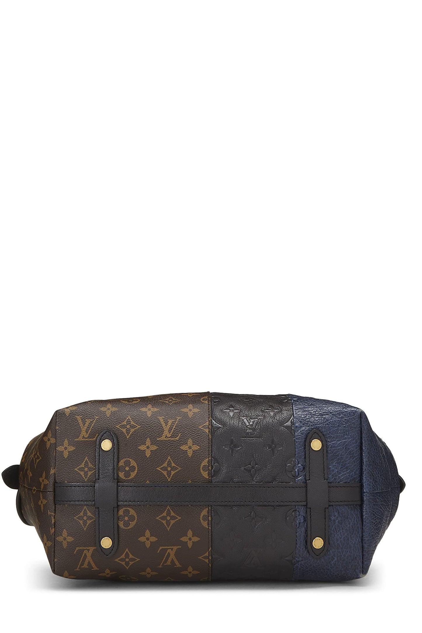 Louis Vuitton, Pre-Loved Monogram Marine Blocks Tote, Brown