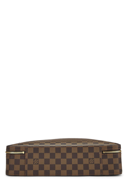 Louis Vuitton, Pre-Loved Damier Ebene Porte Ordinateur Sabana, Brown