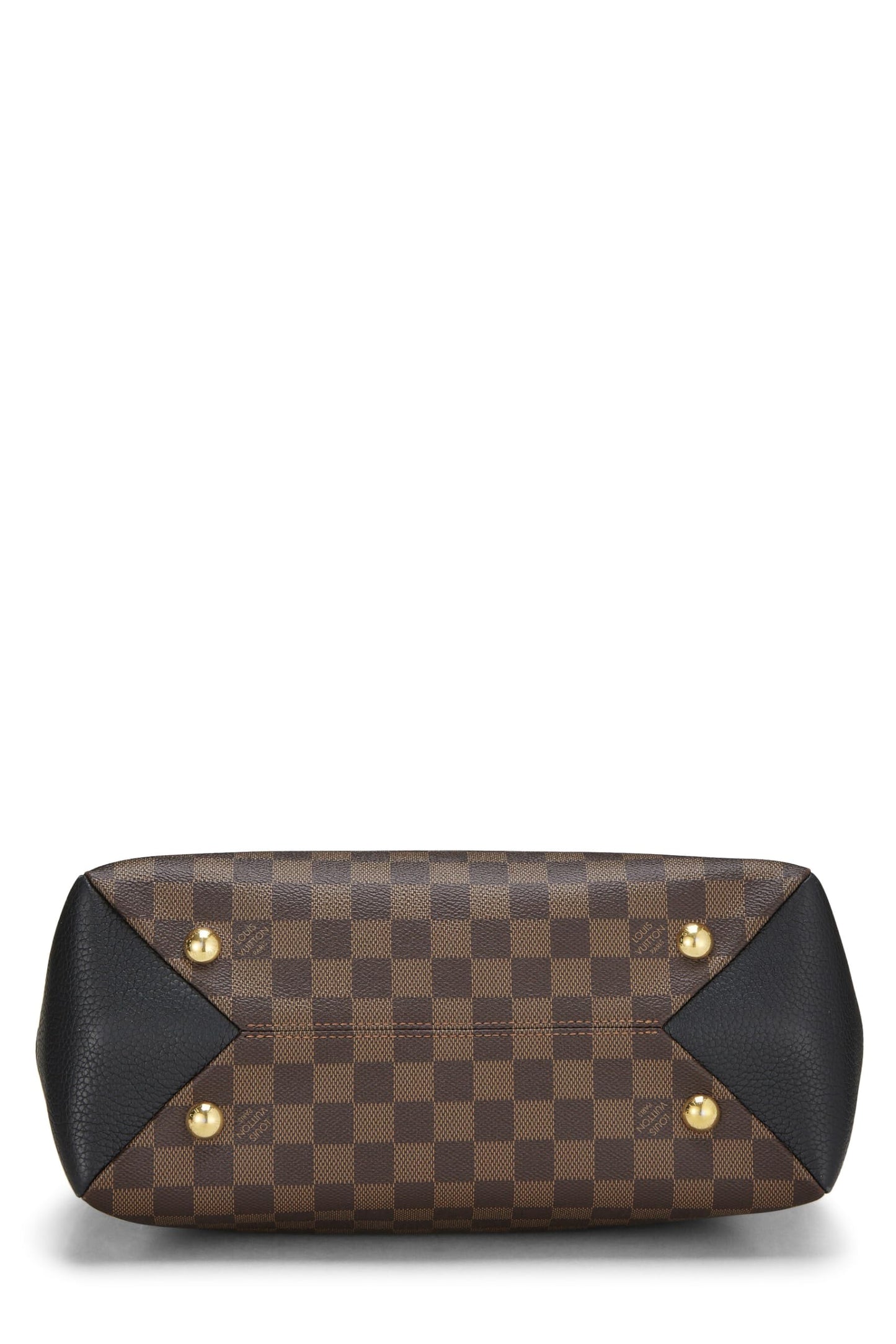 Louis Vuitton, Pre-Loved Damier Ebene Canvas & Black Leather Brittany, Black