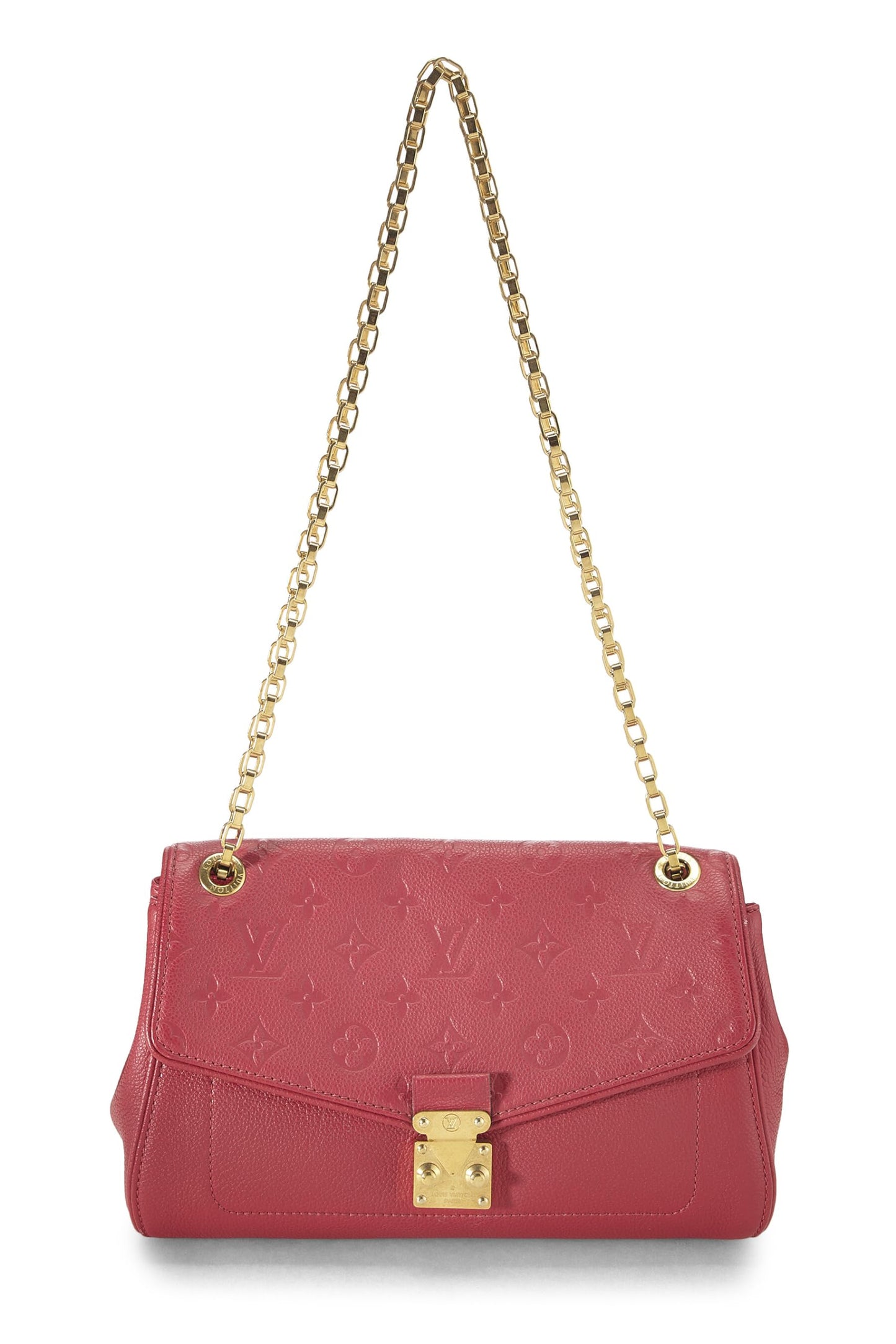 Louis Vuitton, Pre-Loved Pink Monogram Empreinte Saint Germain PM, Pink