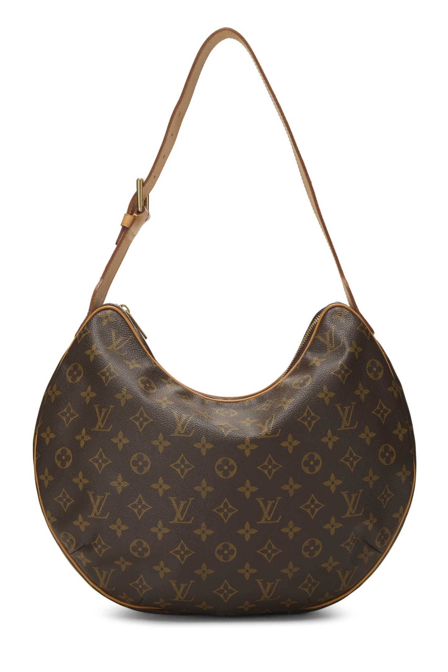 Louis Vuitton, Croissant GM de lona con monograma Pre-Loved, Marrón