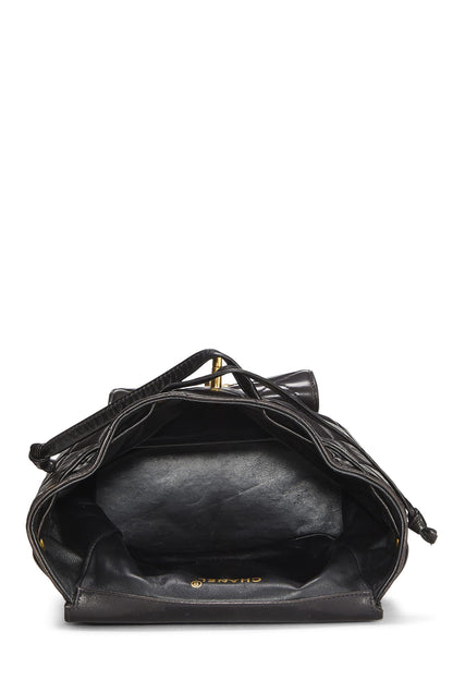 Chanel, Pre-Loved Black Quilted Lambskin Classic Backpack Medium, Black