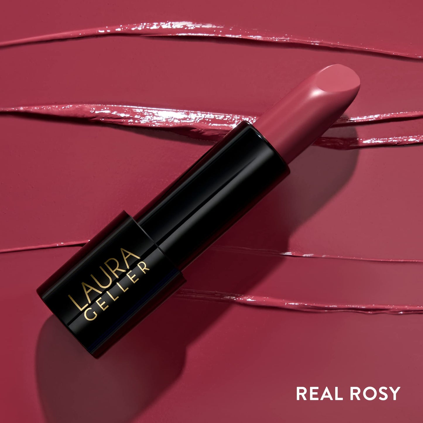 LAURA GELLER NEW YORK Modern Classic Duo - Real Rosy Lipstick + Radiant Rose Lip Liner - Ultra-Rich Color - Luxurious and Lightweight - Matte Finish