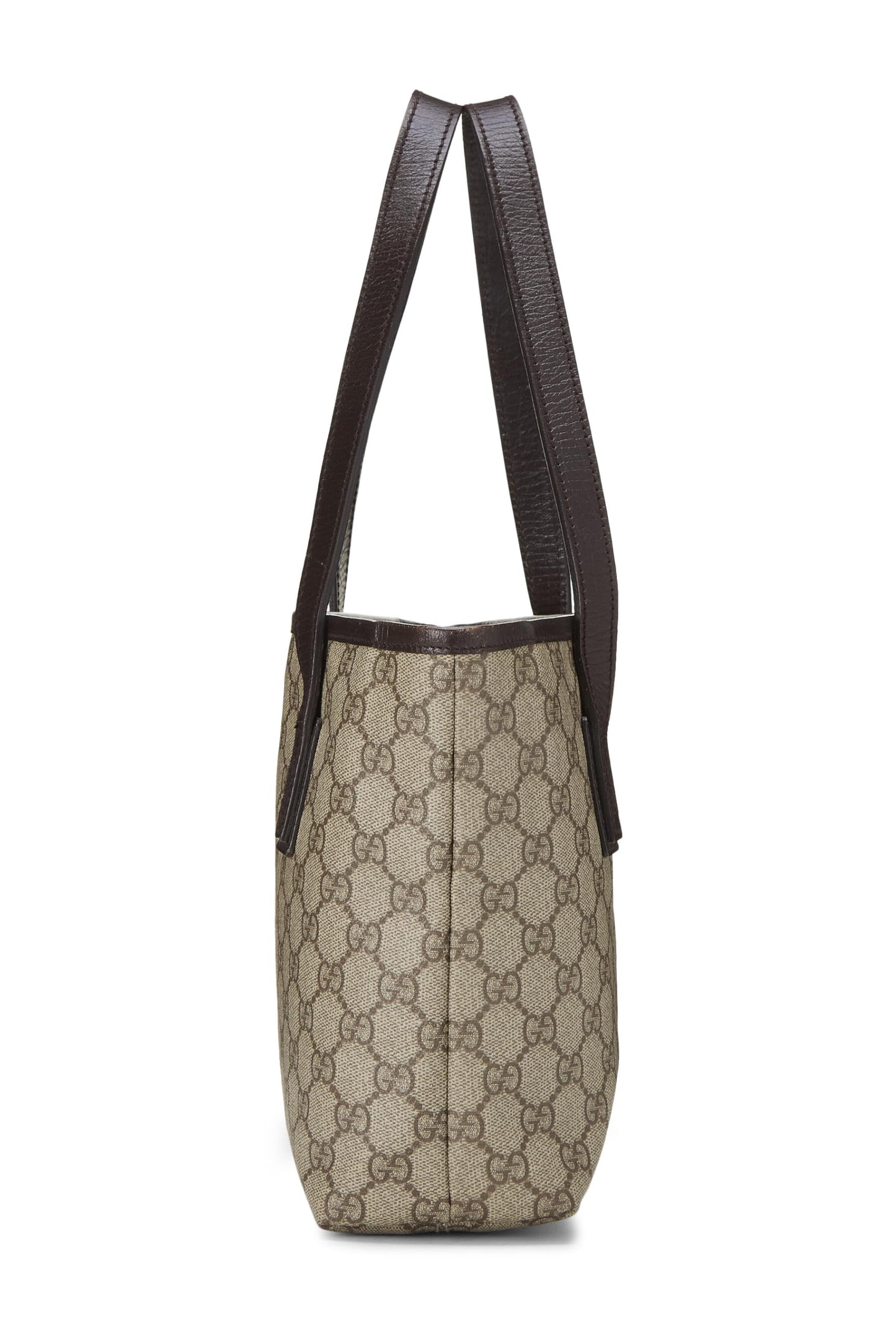 Gucci, sac fourre-tout en toile GG Supreme Original d'occasion, petit, marron