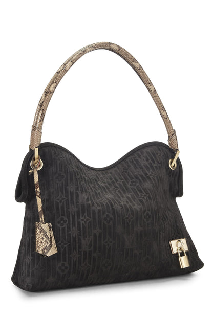 Louis Vuitton, Whisper PM en daim noir d'occasion, noir