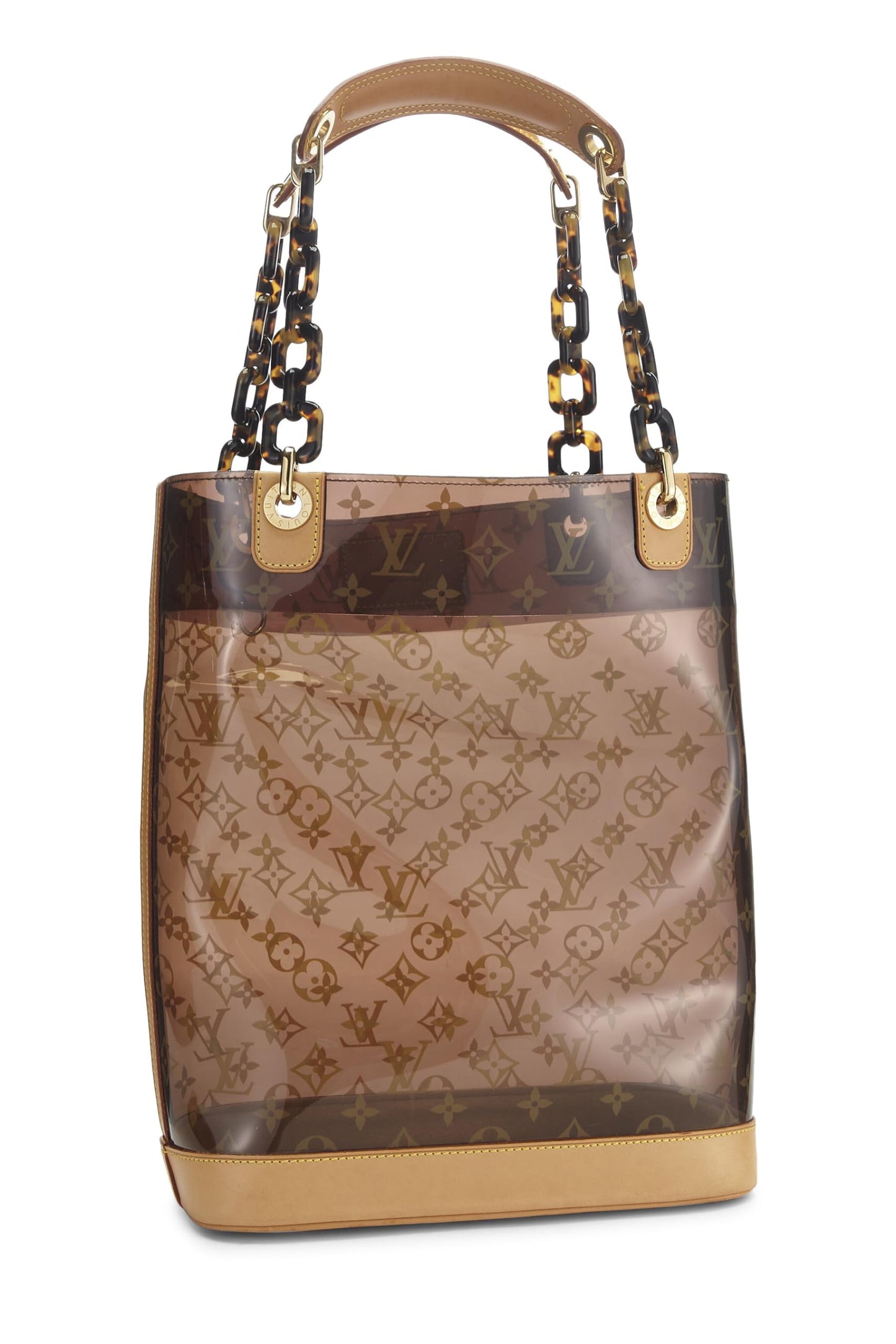 Louis Vuitton, Pre-Loved Monogram Ambre Vinyl Cabas MM, Brown