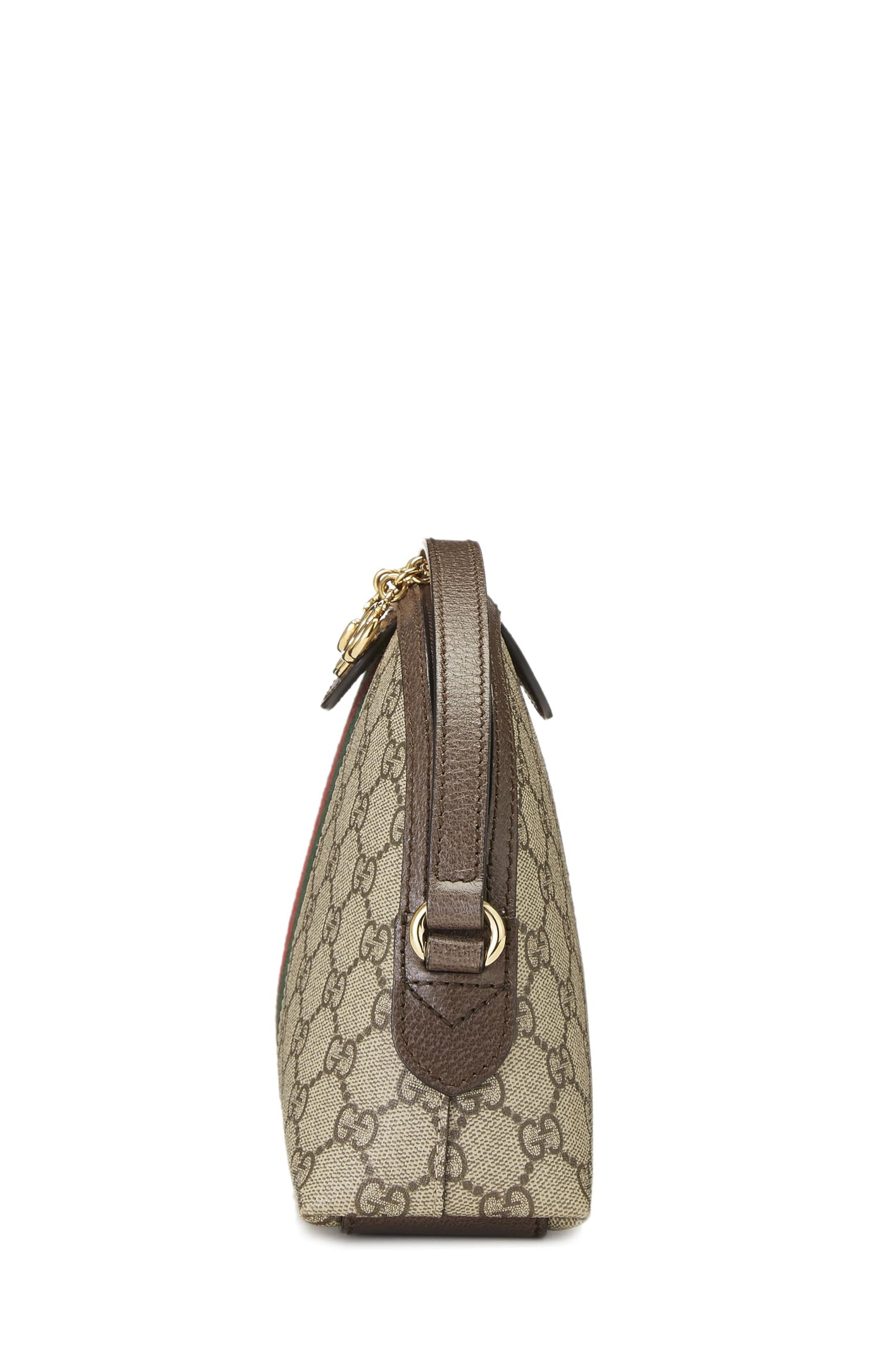 Gucci, sac à bandoulière Ophidia en toile GG Supreme d'origine d'occasion, petit, marron