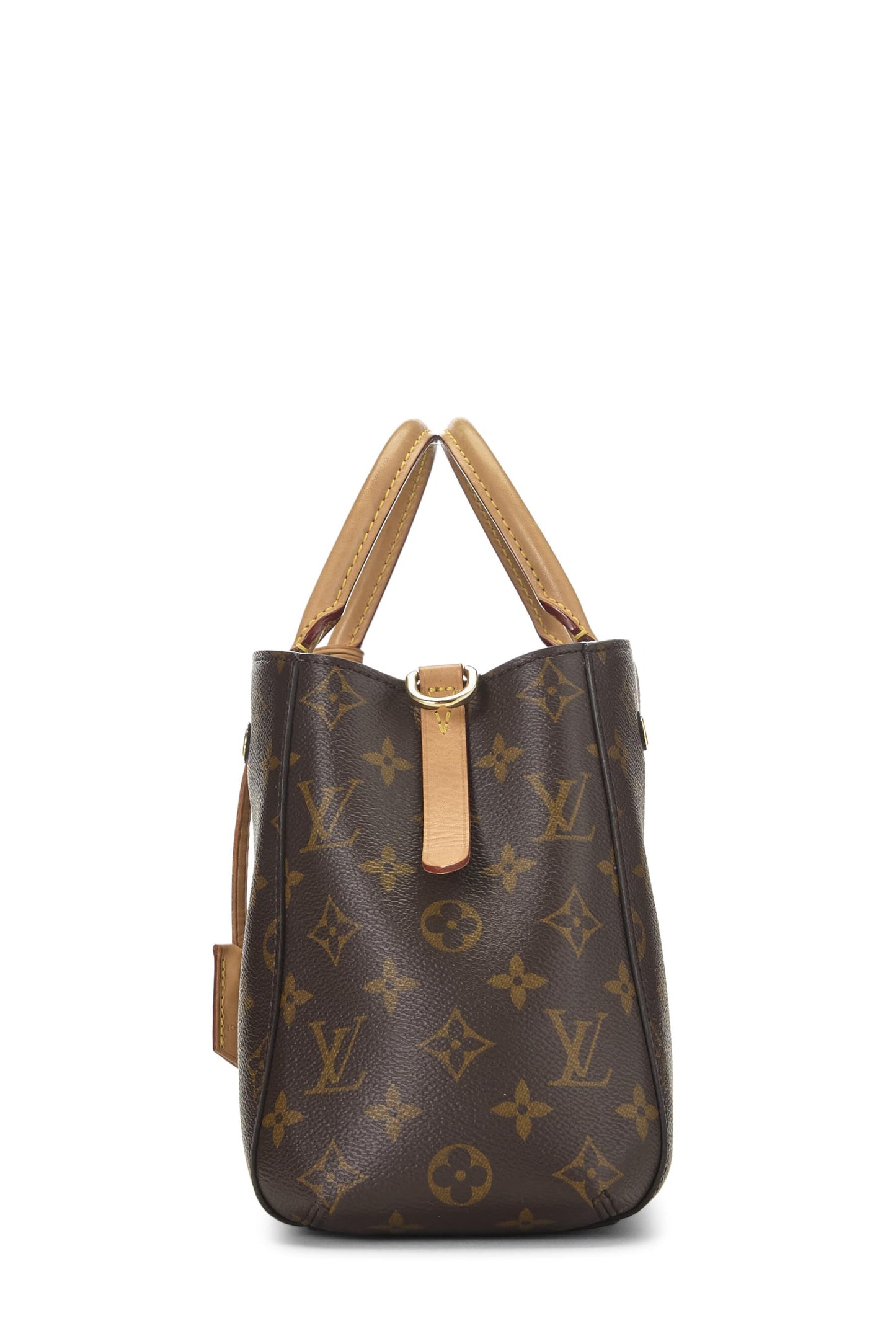 Louis Vuitton, Pre-Loved Monogram Canvas Montaigne BB, Marrón