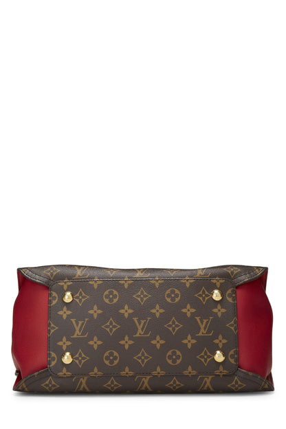 Louis Vuitton, Gaia en toile monogram rouge d'occasion, marron