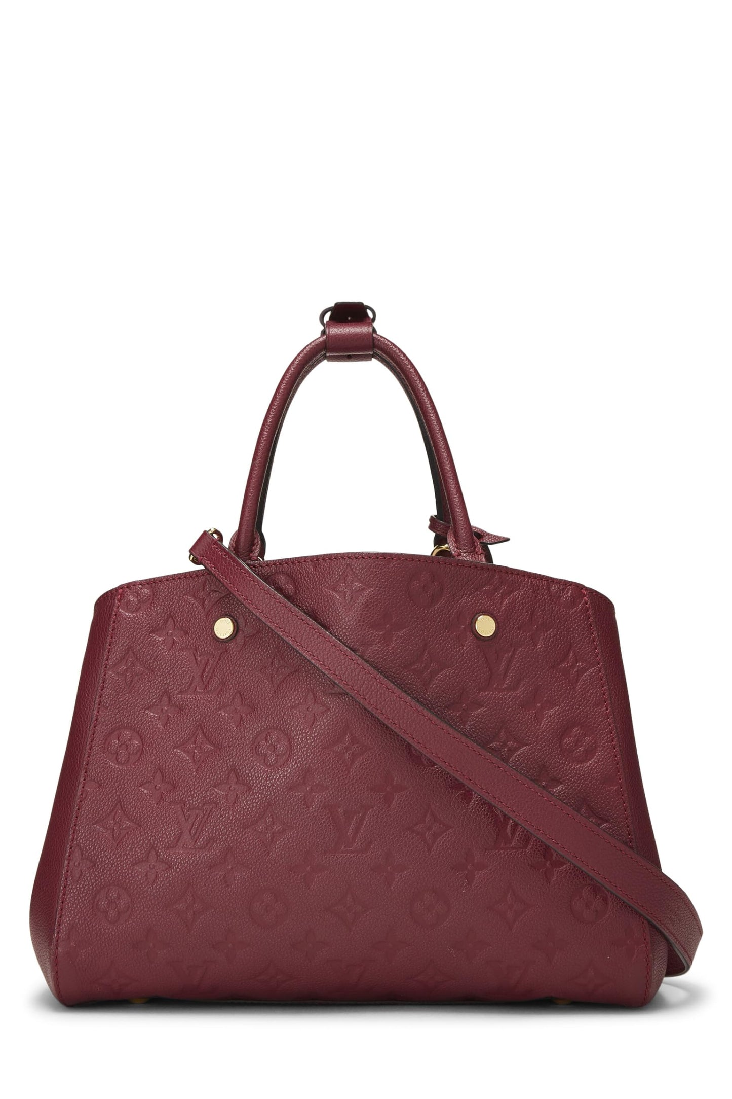 Louis Vuitton, Pre-Loved Aurore Monogram Empreinte Montaigne MM, Purple